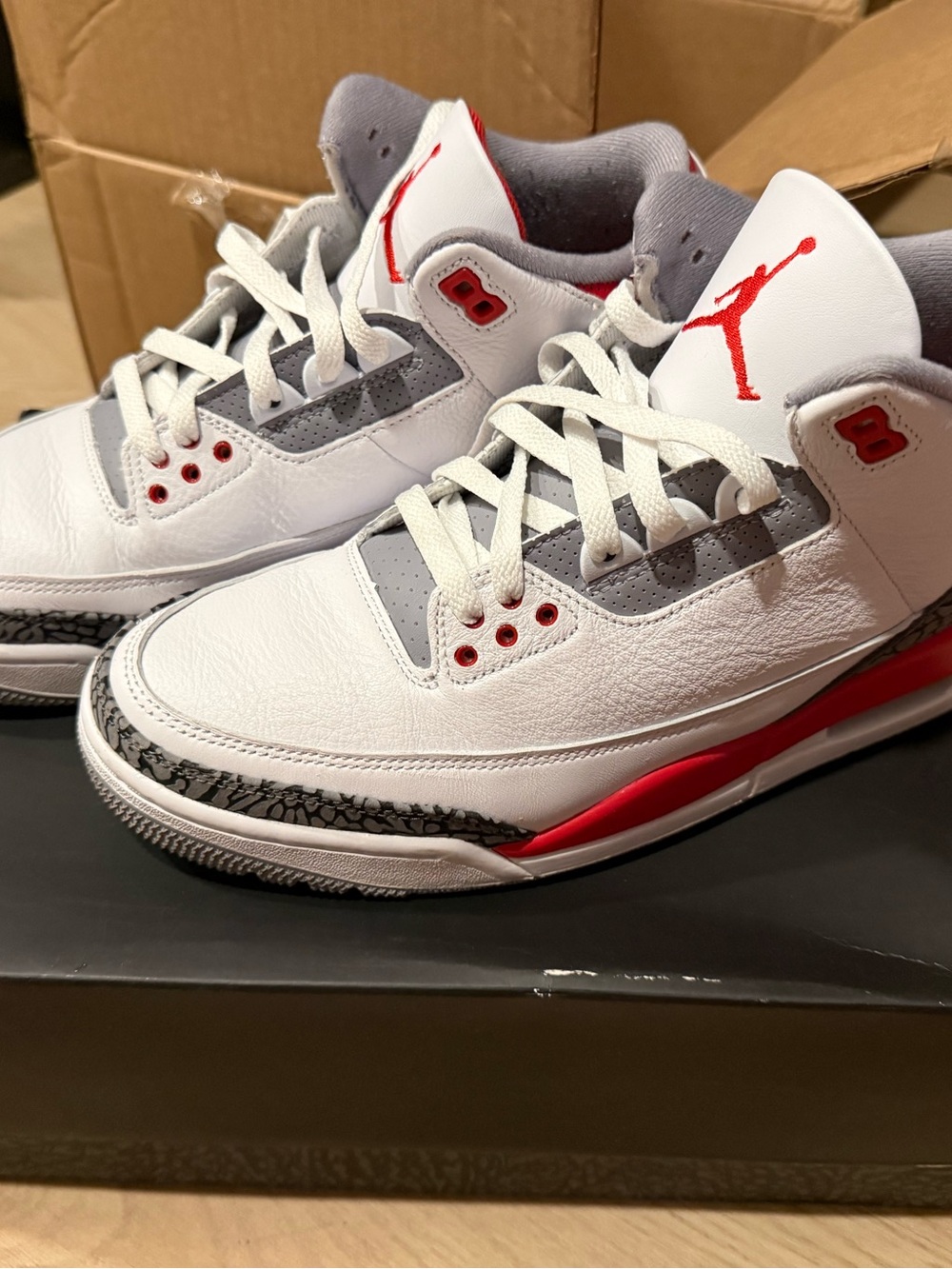Jordan 3 Retro Fire Red size 10.5